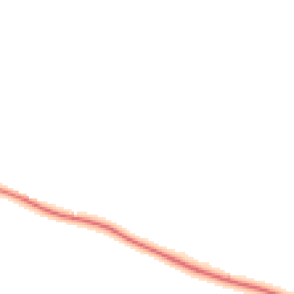 Night-time road noise heatmap for HR4 7NP