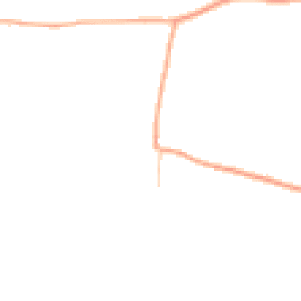 Daytime road noise heatmap for HR4 7PG