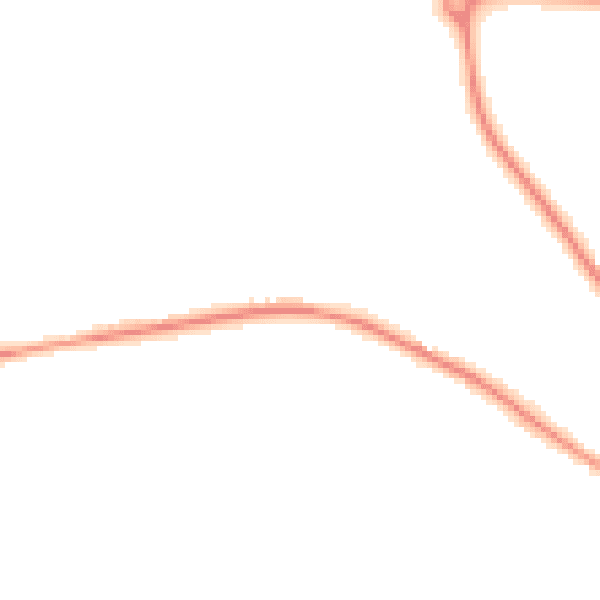 Night-time road noise heatmap for HR4 7PU