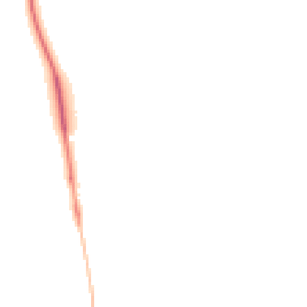 Night-time road noise heatmap for HR4 8DE