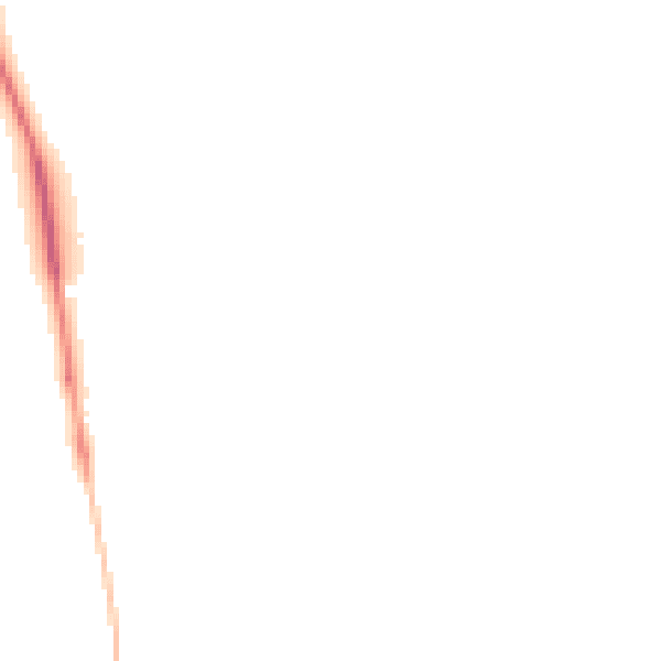 Night-time road noise heatmap for HR4 8DY