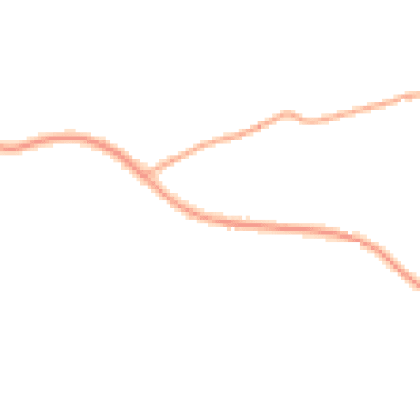 Daytime road noise heatmap for HR4 8LW
