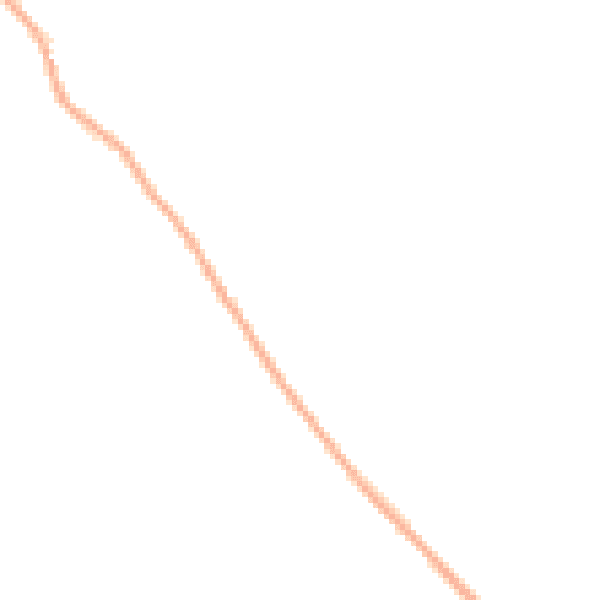 Night-time road noise heatmap for HR4 8NP