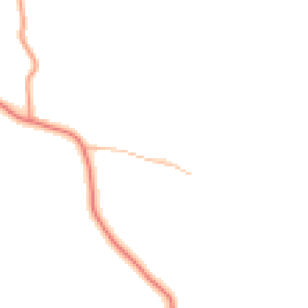 Daytime road noise heatmap for HR4 8RH