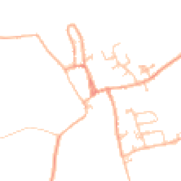 Daytime road noise heatmap for HR4 8SB