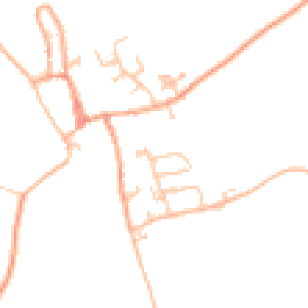 Daytime road noise heatmap for HR4 8SR