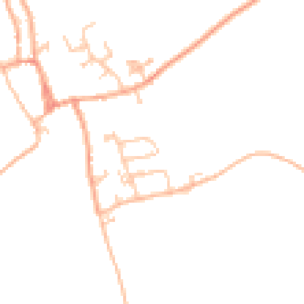 Daytime road noise heatmap for HR4 8TB