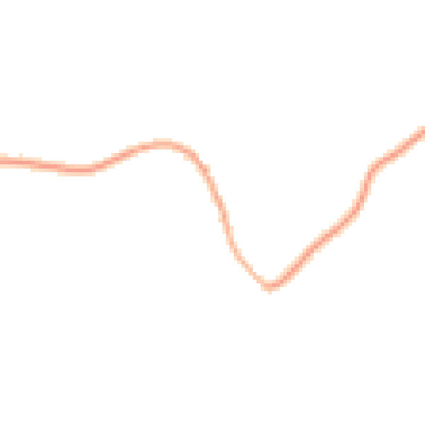 Night-time road noise heatmap for HR6 0AU