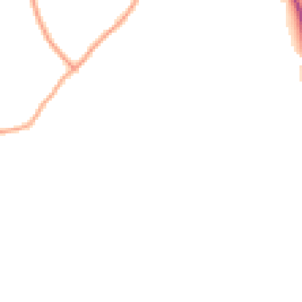 Daytime road noise heatmap for HR6 0BY