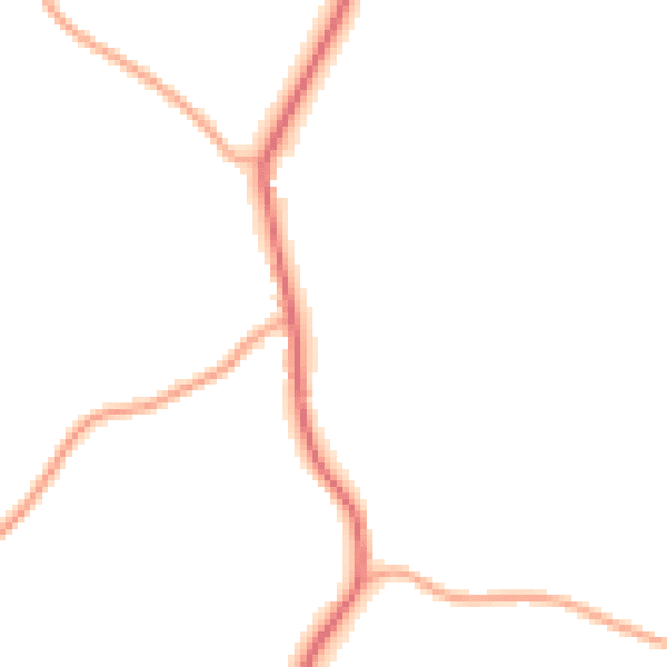 Daytime road noise heatmap for HR6 0DN