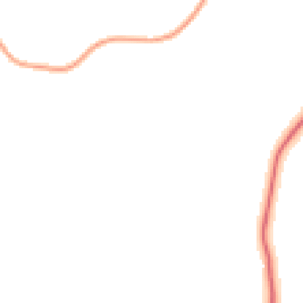 Daytime road noise heatmap for HR6 0DW