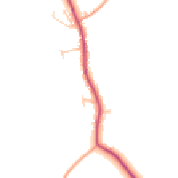 Daytime road noise heatmap for HR6 0EB