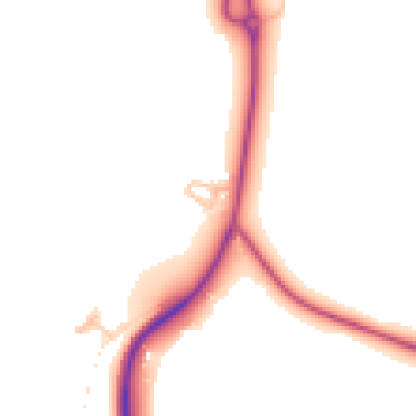 Daytime road noise heatmap for HR6 0PJ