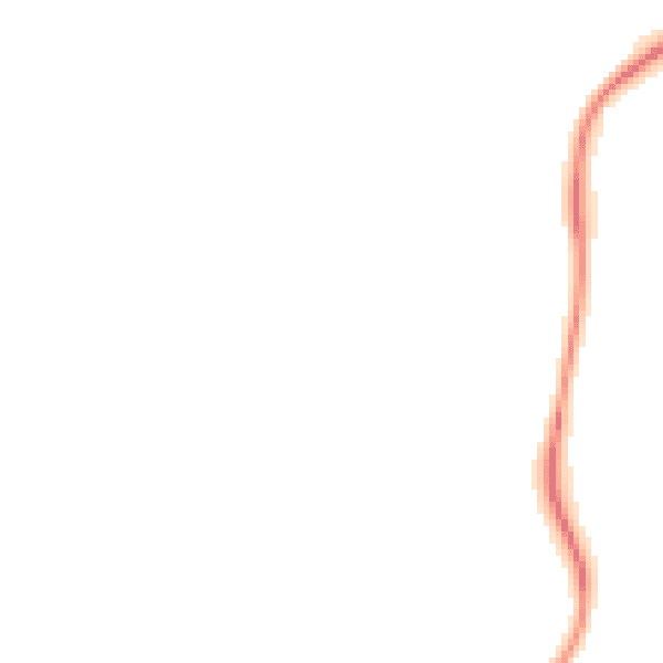 Night-time road noise heatmap for HR6 0PS