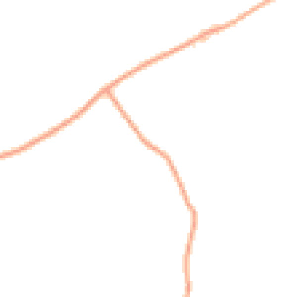 Daytime road noise heatmap for HR6 9JR