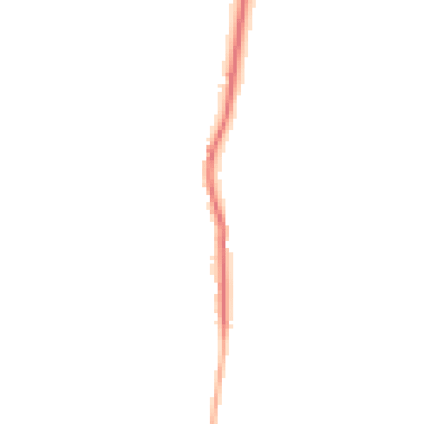 Night-time road noise heatmap for HR6 9ST