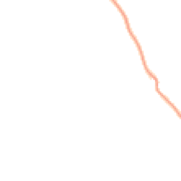 Daytime road noise heatmap for HR6 9SY