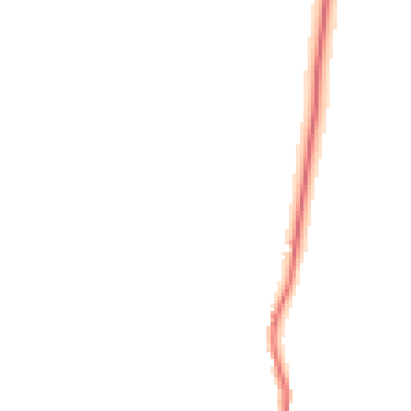 Night-time road noise heatmap for HR6 9TH