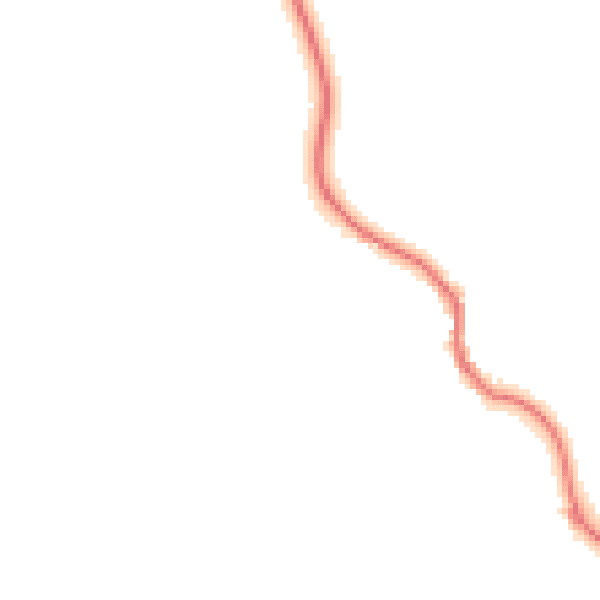 Night-time road noise heatmap for HR6 9UB