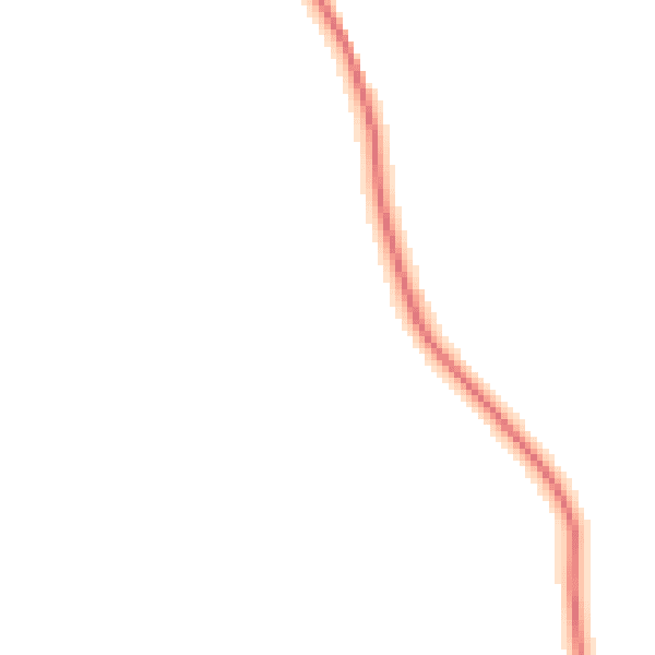 Night-time road noise heatmap for HR6 9UR