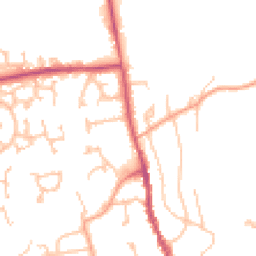 Daytime road noise heatmap for HR8 1AP
