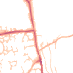 Daytime road noise heatmap for HR8 1AR