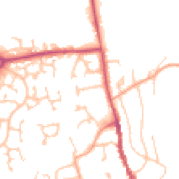 Daytime road noise heatmap for HR8 1AS