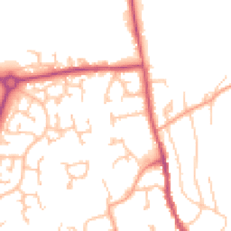 Daytime road noise heatmap for HR8 1AX