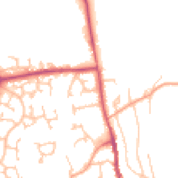 Daytime road noise heatmap for HR8 1BB