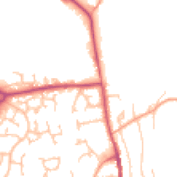 Daytime road noise heatmap for HR8 1BG