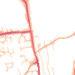 Daytime road noise heatmap for HR8 1BW