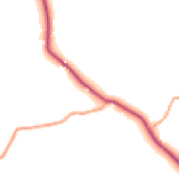 Daytime road noise heatmap for HR8 1HE