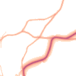 Daytime road noise heatmap for HR8 1JB