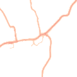 Daytime road noise heatmap for HR8 1PS