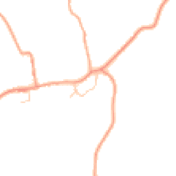 Daytime road noise heatmap for HR8 1QU