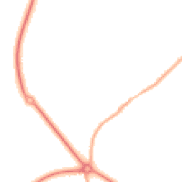 Night-time road noise heatmap for HR8 2DG