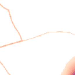 Daytime road noise heatmap for HR8 2HZ