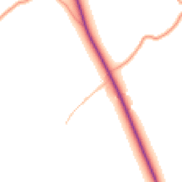 Daytime road noise heatmap for HR8 2LA