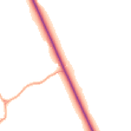 Daytime road noise heatmap for HR8 2QD