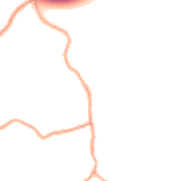 Daytime road noise heatmap for HR8 2RJ