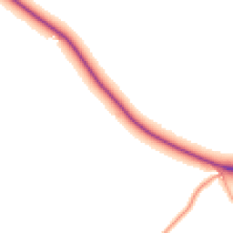 Daytime road noise heatmap for HR8 2RW