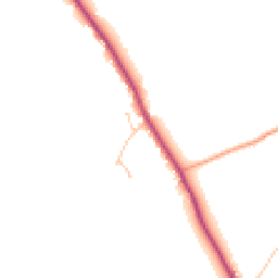 Daytime road noise heatmap for HR8 2RZ