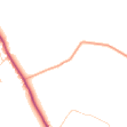 Daytime road noise heatmap for HR8 2SB