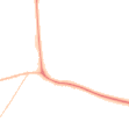 Night-time road noise heatmap for HR9 5BL