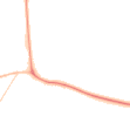 Night-time road noise heatmap for HR9 5BN