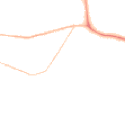 Night-time road noise heatmap for HR9 5BP