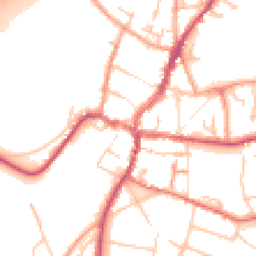 Daytime road noise heatmap for HR9 5HD