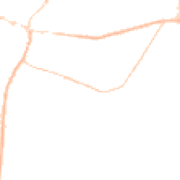 Night-time road noise heatmap for HR9 5NW
