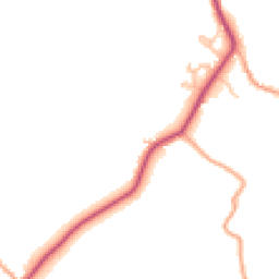 Daytime road noise heatmap for HR9 5QJ