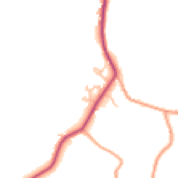 Daytime road noise heatmap for HR9 5RT